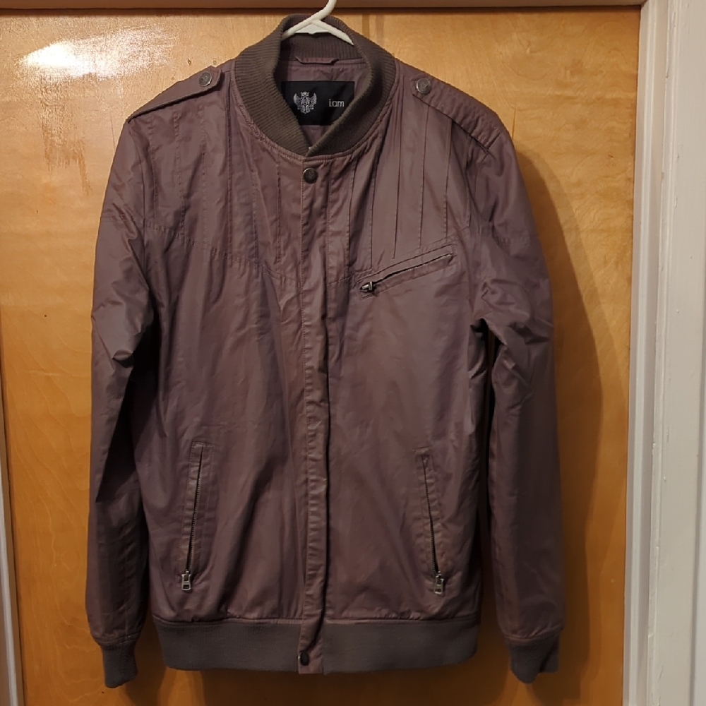 Men's Tan Bomber Jacket